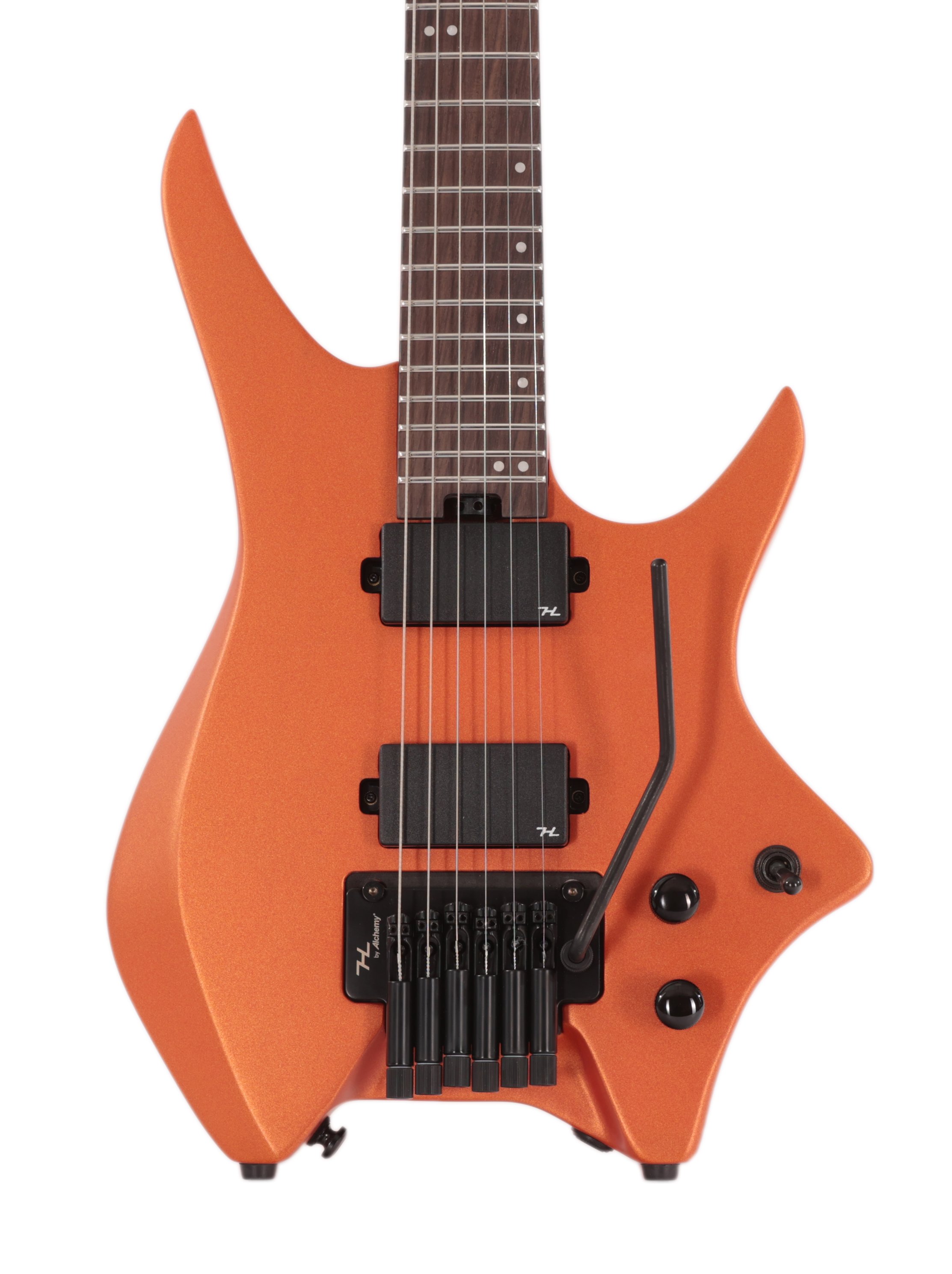 HILS NEXT HN5 Headless Electric Guitar in Satin Metallic Coral